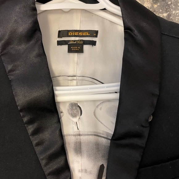Diesel men’s blazer (black and gold label) size medium - Picture 3 of 3